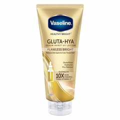 Vaseline Healthy Bright Gluta-Hya Serum Burst UV Lotion Flawless Bright (330ml)