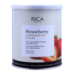 RICA Strawberry Liposoluble Wax for Dry Skin (800ml)