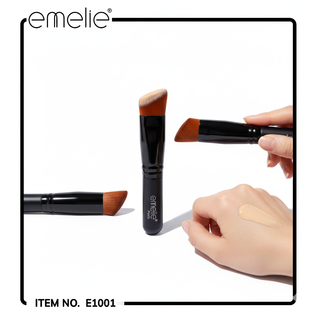 Emelie Angled Flat Foundation Brush