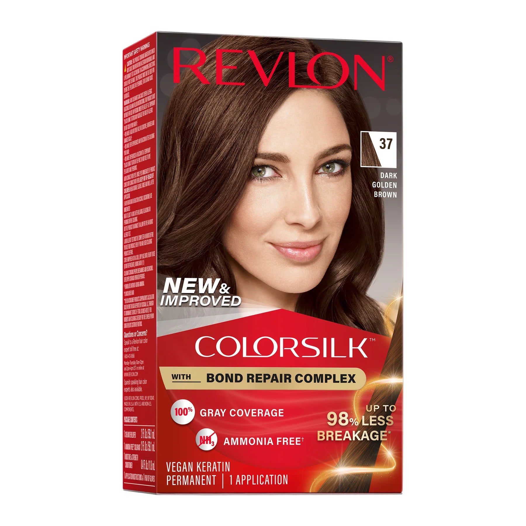 Revlon ColorSilk™ with Bond Repair Complex Permanent Hair Dye