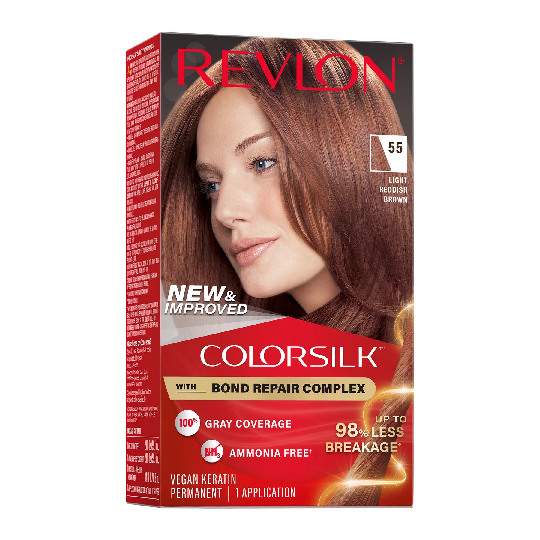 Revlon ColorSilk™ with Bond Repair Complex Permanent Hair Dye