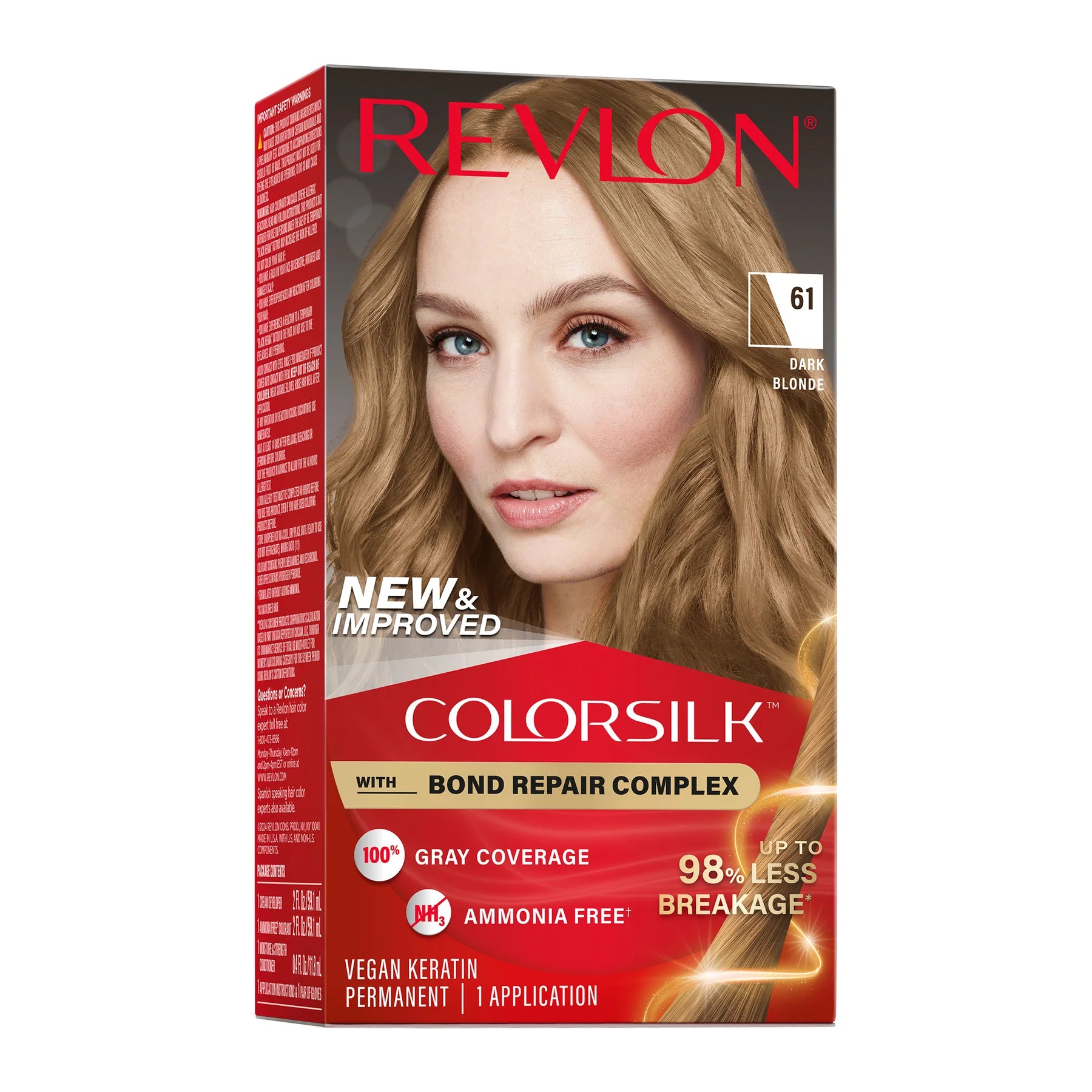 Revlon ColorSilk™ with Bond Repair Complex Permanent Hair Dye