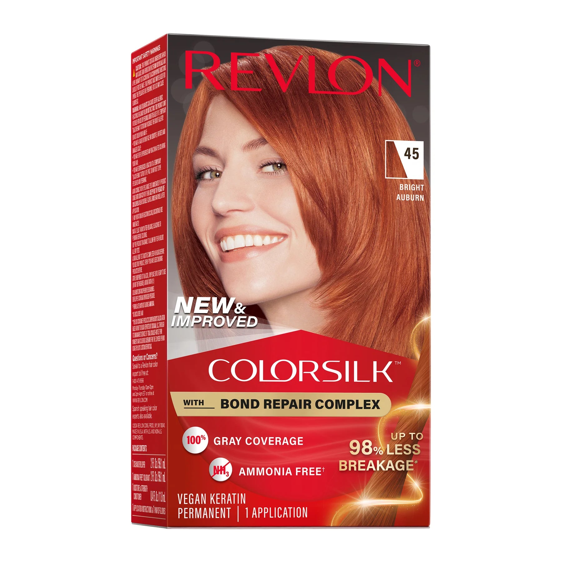 Revlon ColorSilk™ with Bond Repair Complex Permanent Hair Dye