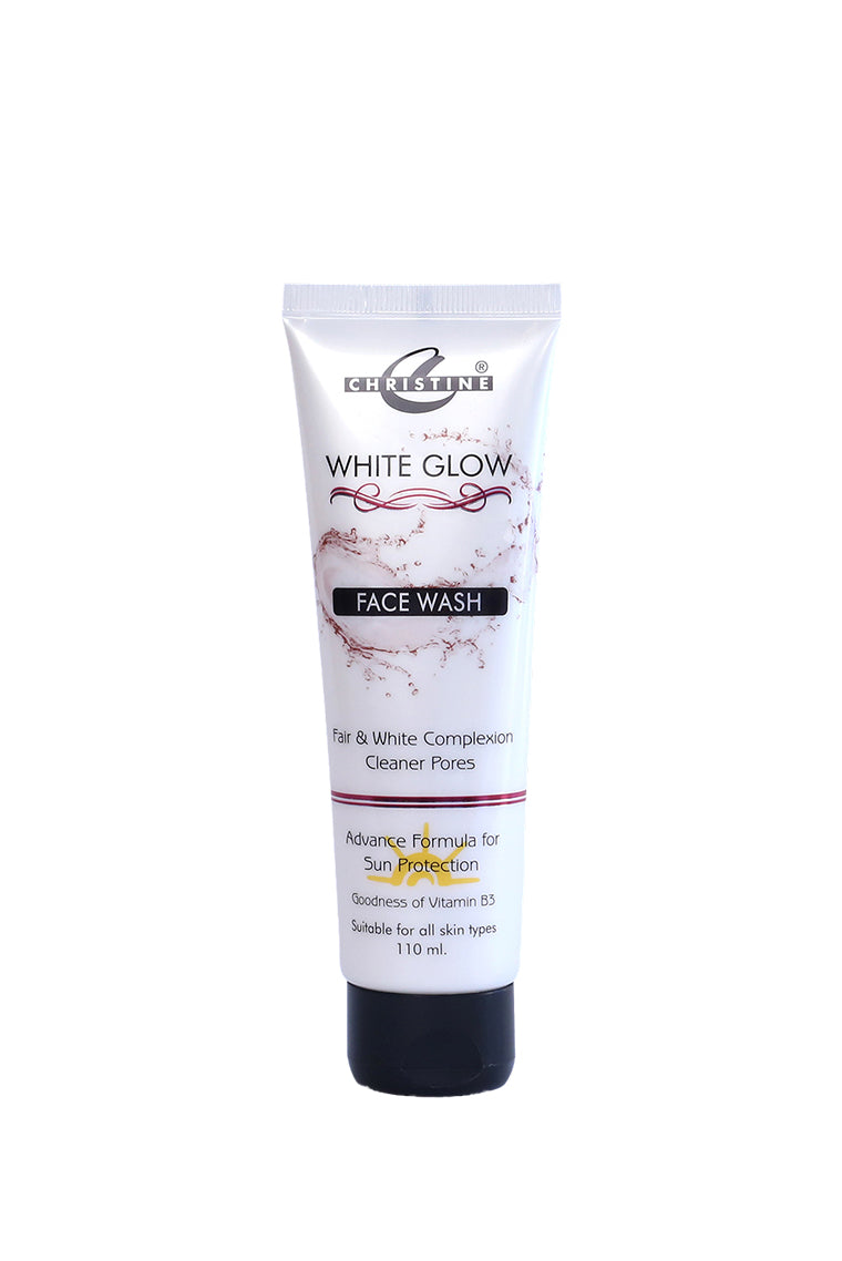 Christine White Glow Face Wash (Vitamin B3 & Sun Protection)