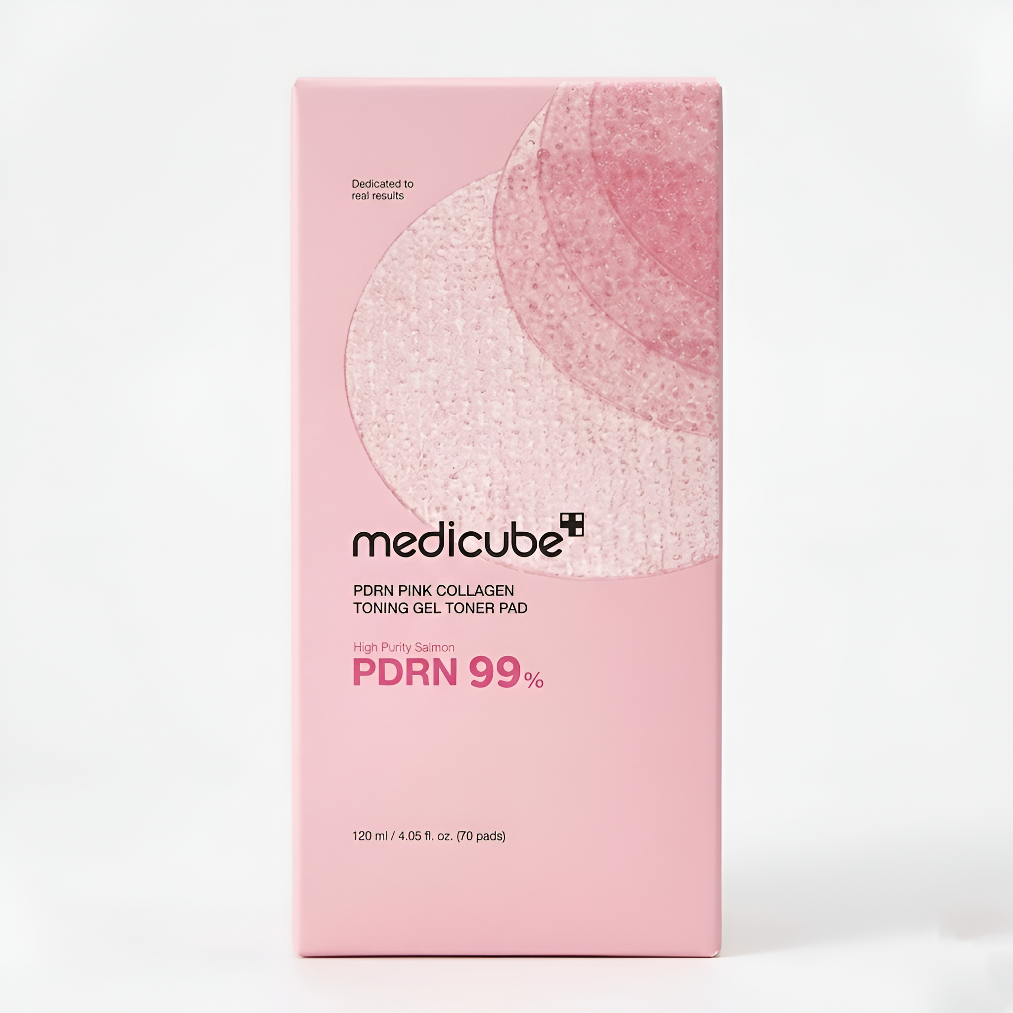 Medicube PDRN Pink Collagen Toning Gel Toner Pad (120ml/70 Pads)