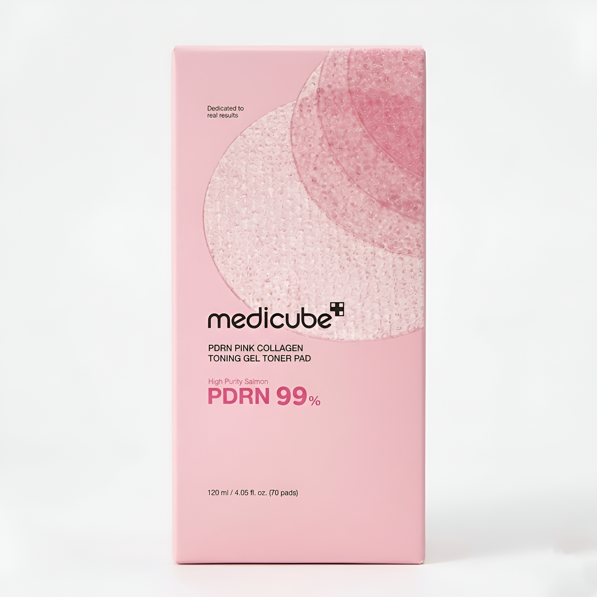 Medicube PDRN Pink Collagen Toning Gel Toner Pad (120ml/70 Pads)