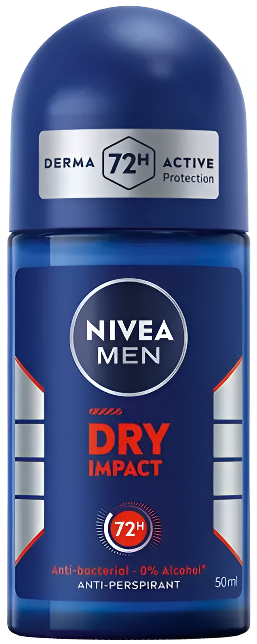 NIVEA MEN Dry Impact Anti-Perspirant Roll-On (50ml)