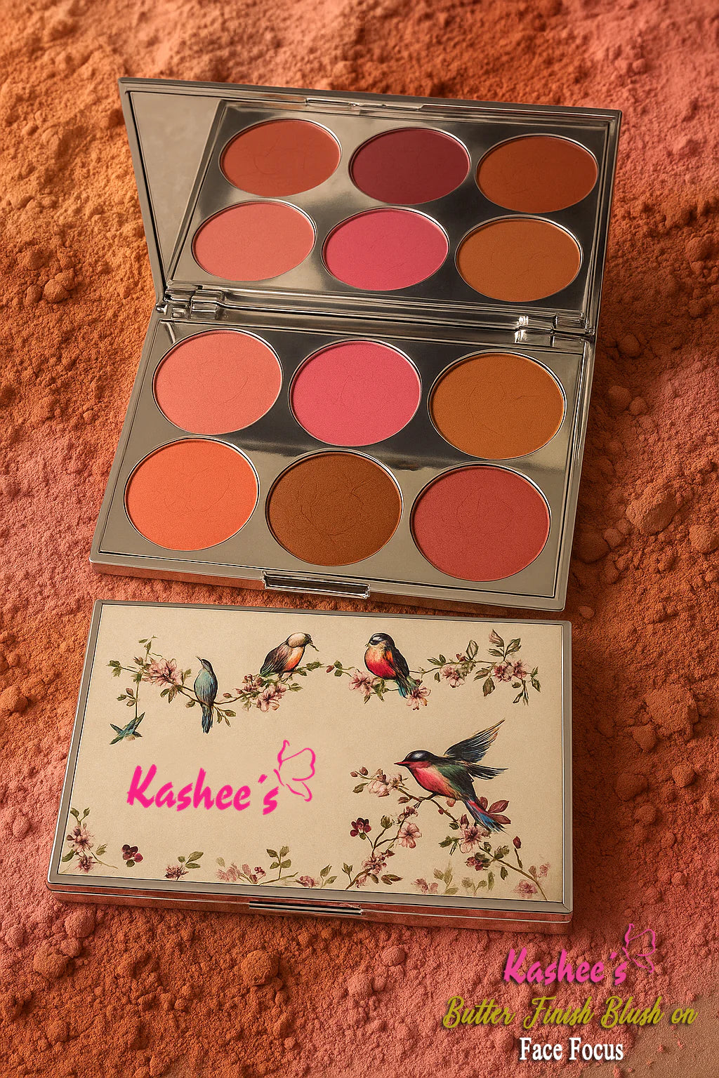 Kashee's Butter Finish Blush Palette Face Focus