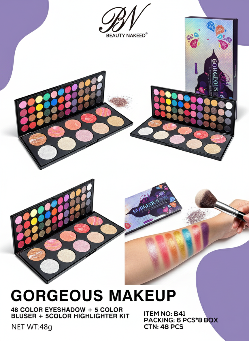 BN BEAUTY NAKEED GORGEOUS Makeup Kit