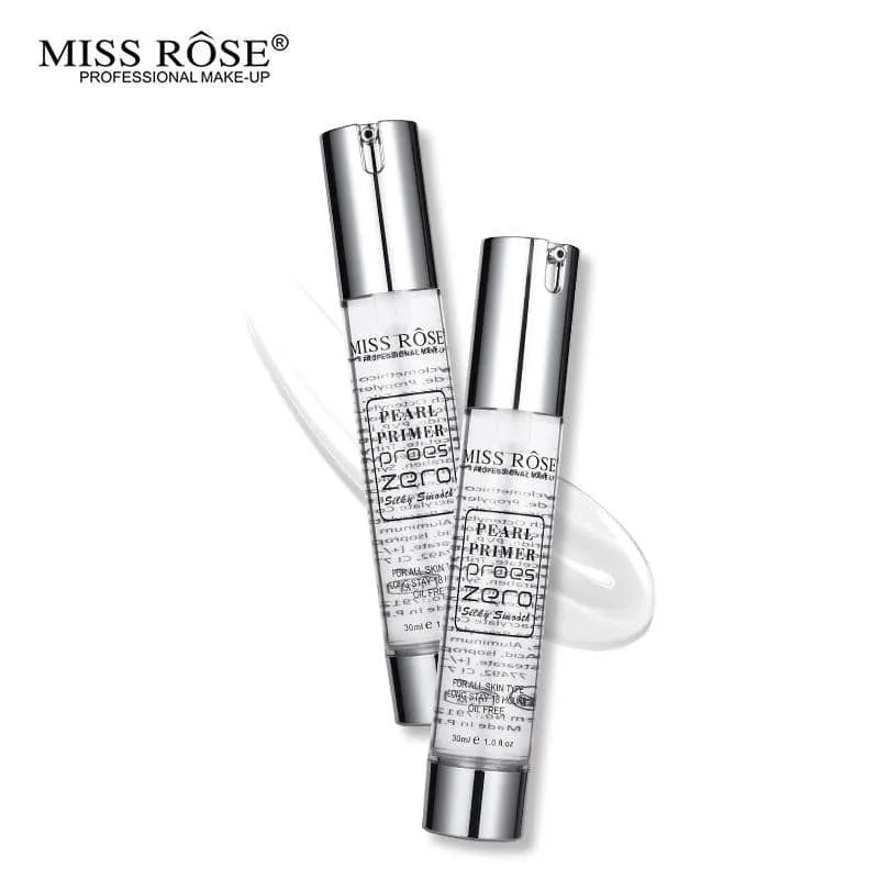 Miss Rose Pearl Primer: ZERO Proes - Silky Smooth Perfection (30ml)