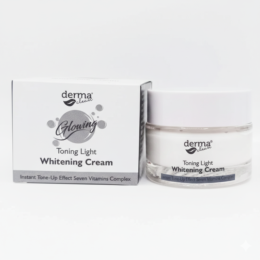 Derma Clean Glowing Toning Light Whitening Cream (50g)